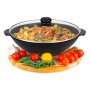Сковорода ВОК 28 см 3 л ГАРМОНИЯ ВКУСА "Черный Оникс" С КРЫШКОЙ ф28, 33,5*29,5*13,5 см