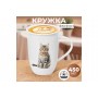 Кружка 450 мл 12*9*12,5 см "Кошка Анфиса", NEW BONE CHINA
Состав: Фарфор