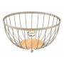 Корзина для фруктов 25*25*13 см "Мокко" с деревянным основанием, металл
Состав: Металл с пудровым покрытием, дерево