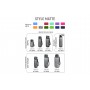 Бутылка для воды 1,5 л 10*10*28,5 см "Style Matte" с углублениями д/пальцев серая