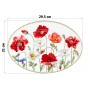 Блюдо овальное 29,5*21*2,5 см "Маки" NEW BONE CHINA
Состав: Фарфор