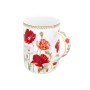 Кружка 400 мл 11,5*7,5*10,5 cм "Маки" NEW BONE CHINA
Состав: Фарфор