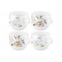 Набор 4 кружек 300 мл 12*9*8 см "Корнелия", NEW BONE CHINA
Состав: Фарфор