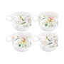 Набор 4 кружек 300 мл 12*9*8 см "Корнелия", NEW BONE CHINA
Состав: Фарфор