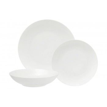 Сервиз обеденный, 6 перс, 18 пр, фарфор P, белый, White Basics