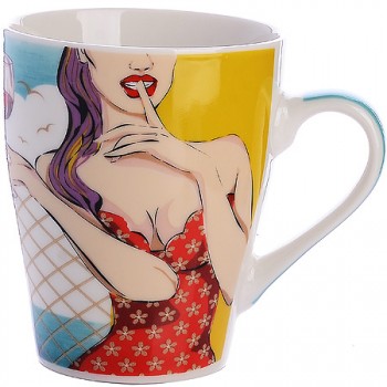 9-31229-2 Кружка 340мл Beauty Woman Mademoiselle LR (х36) 