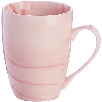9-31236-1 Кружка 340мл Белый мрамор Pink LR (х36) 