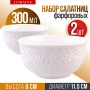 9-60060-2 Салатник 2шт 300 мл фарфор LR (х36) 