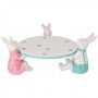 БЛЮДО ДЛЯ ТОРТА КОЛЛЕКЦИЯ "BRIGHT RABBITS" 22,5Х22Х12 СМ