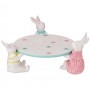 БЛЮДО ДЛЯ ТОРТА КОЛЛЕКЦИЯ "BRIGHT RABBITS" 22,5Х22Х12 СМ