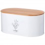 НАБОР AGNESS "PROVENCE" 2В1 ХЛЕБНИЦА 34*19*15 СМ, БАНКА ДЛЯ СЫПУЧИХ 10*12,5 СМ 2 ШТ