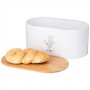 НАБОР AGNESS "PROVENCE" 2В1 ХЛЕБНИЦА 34*19*15 СМ, БАНКА ДЛЯ СЫПУЧИХ 10*12,5 СМ 2 ШТ
