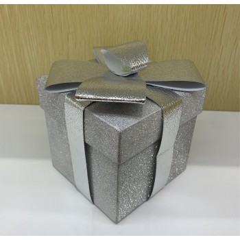 Коробка подарочная (бумага 350г/м2), L25 W25 H25 см