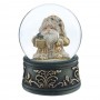 Фигурка декоративная "Дед Мороз" в стекл шаре, L6,5 W6,5 H8,5 см, 2в.