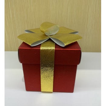 Коробка подарочная (бумага 350г/м2), L25 W25 H25 см